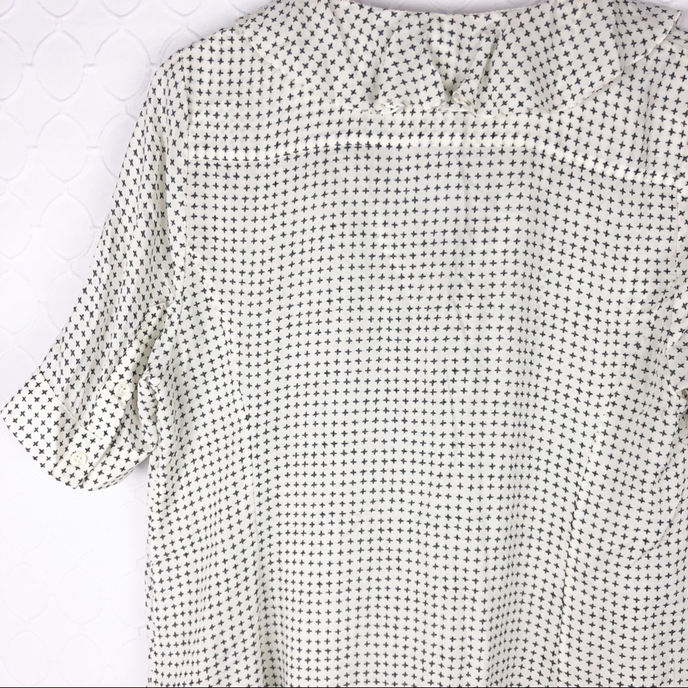 Anthro 11.1.Tylho Printed Ruffled Tunic Blouse - Picture 6 of 7